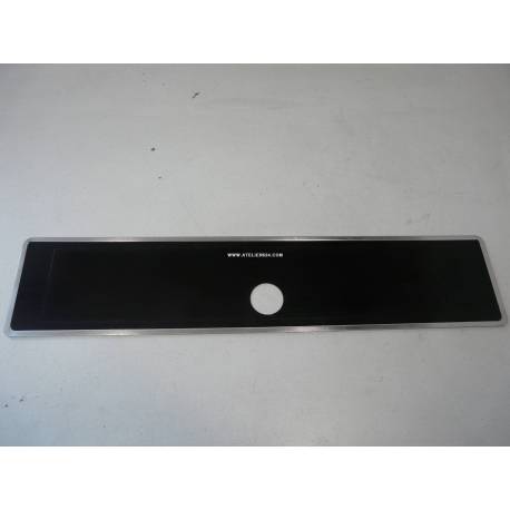 Plaque d'immatriculation trouée
